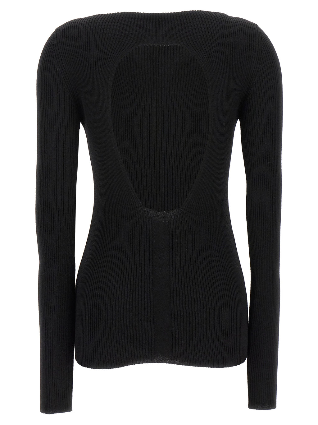 Black Wool Cardigan