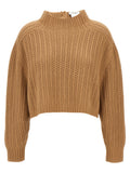 Beige Wool Cardigan