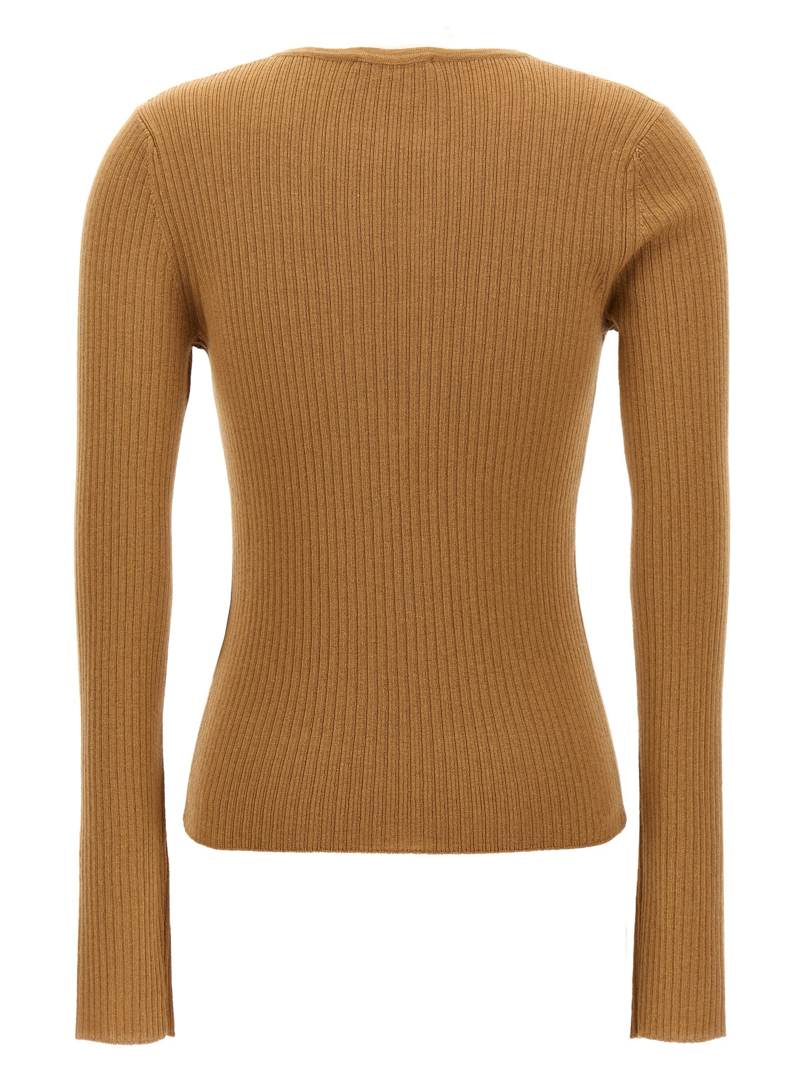 Beige Silk Cardigan