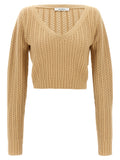 Beige Wool Cardigan