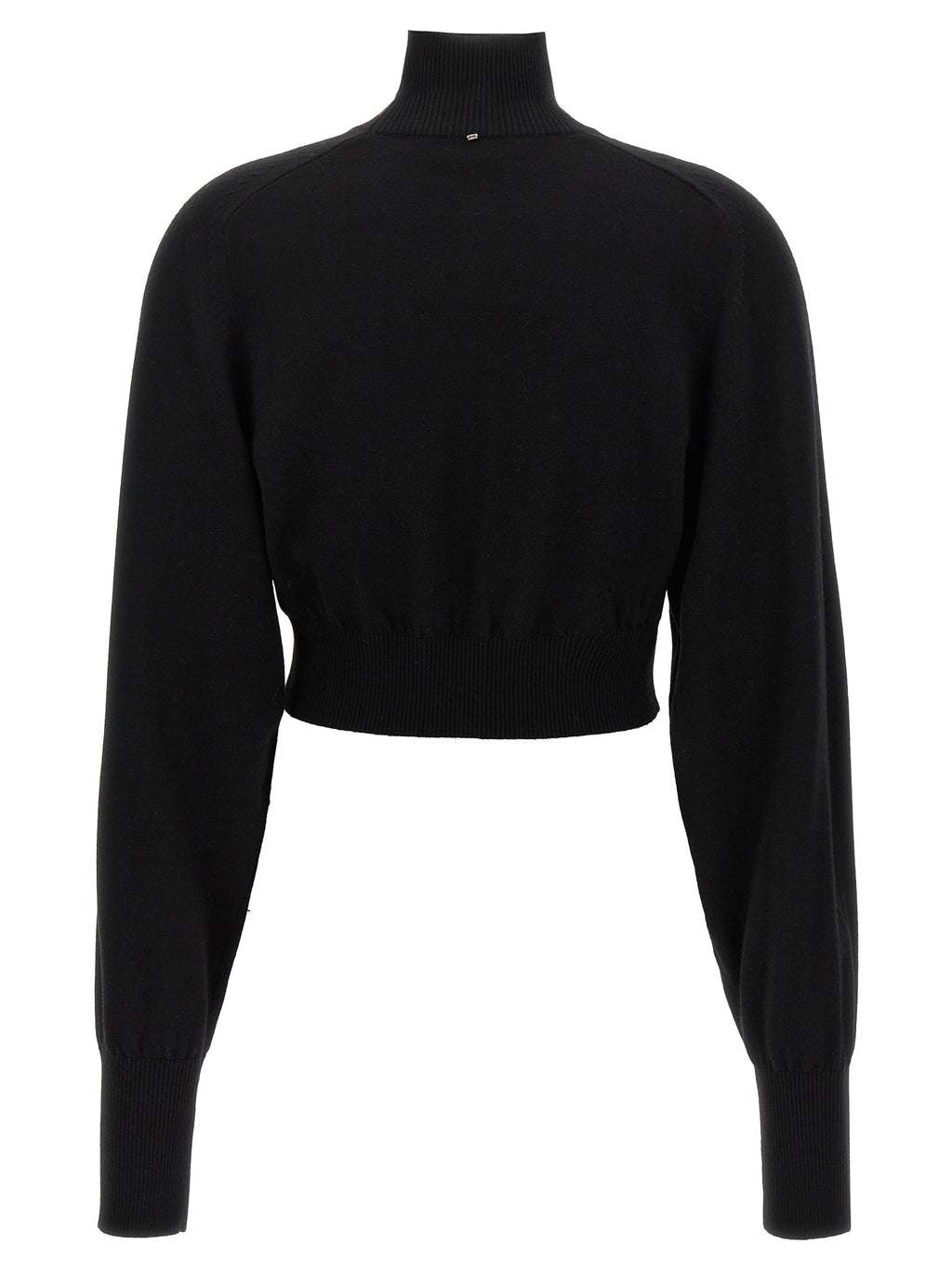 Black Virgin Wool Cardigan