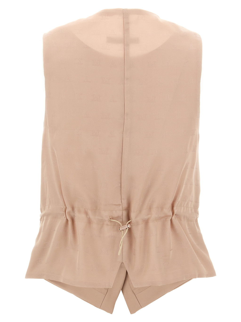 Multicolor Acetate Sleeveless Jacket