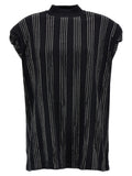 Black Cotton Short Dress
