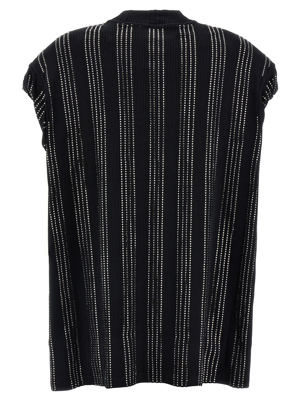 Black Cotton Short Dress
