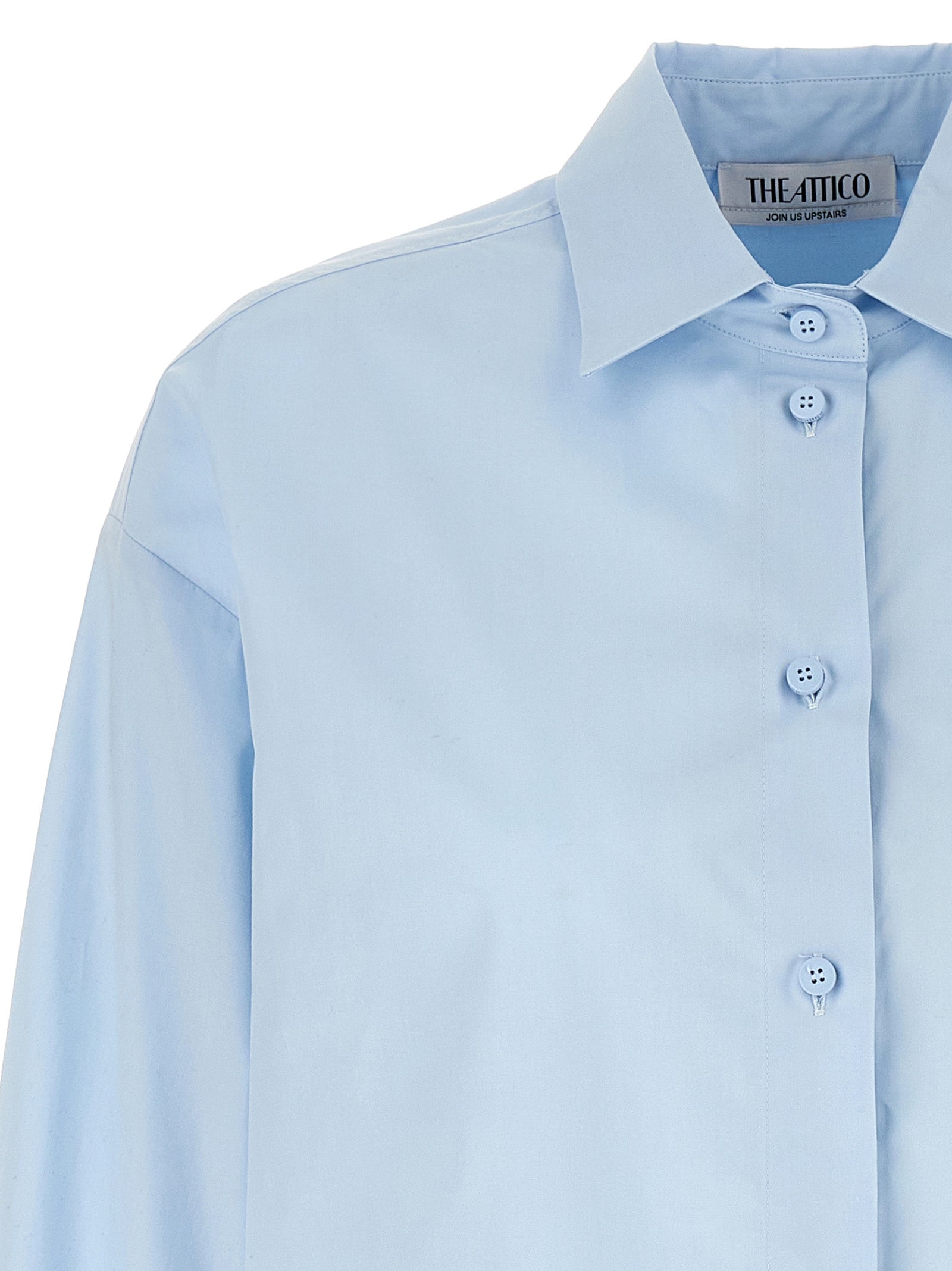 Blue Cotton Blouse