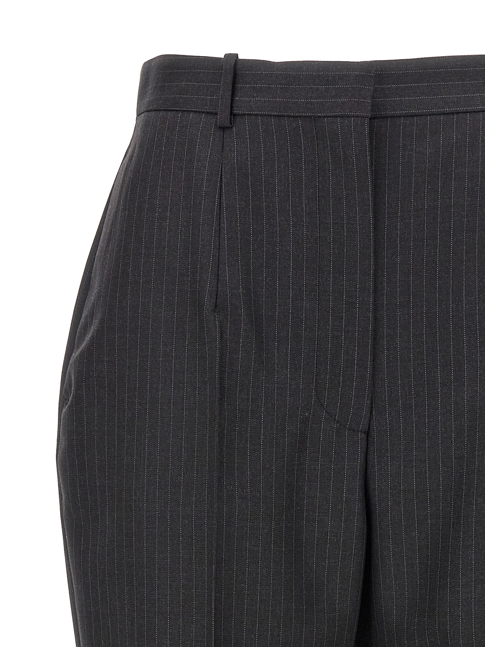 Gray Wool Dress Pants