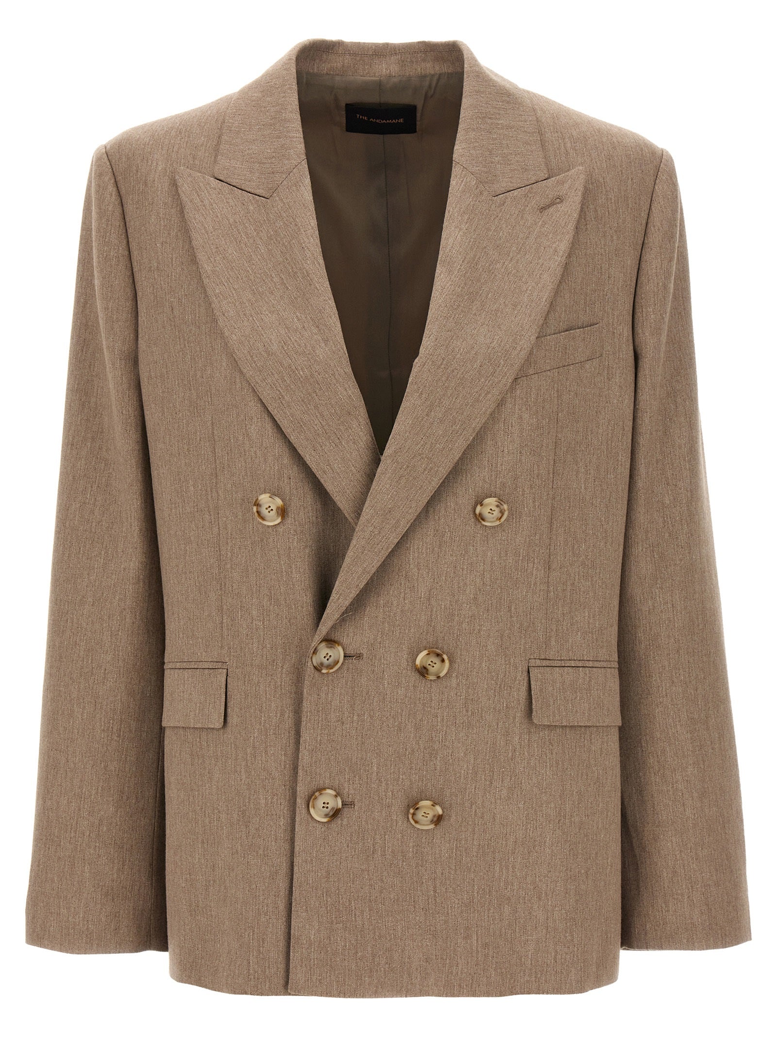 Beige Viscose Blazer