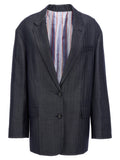 Blue Wool Blazer