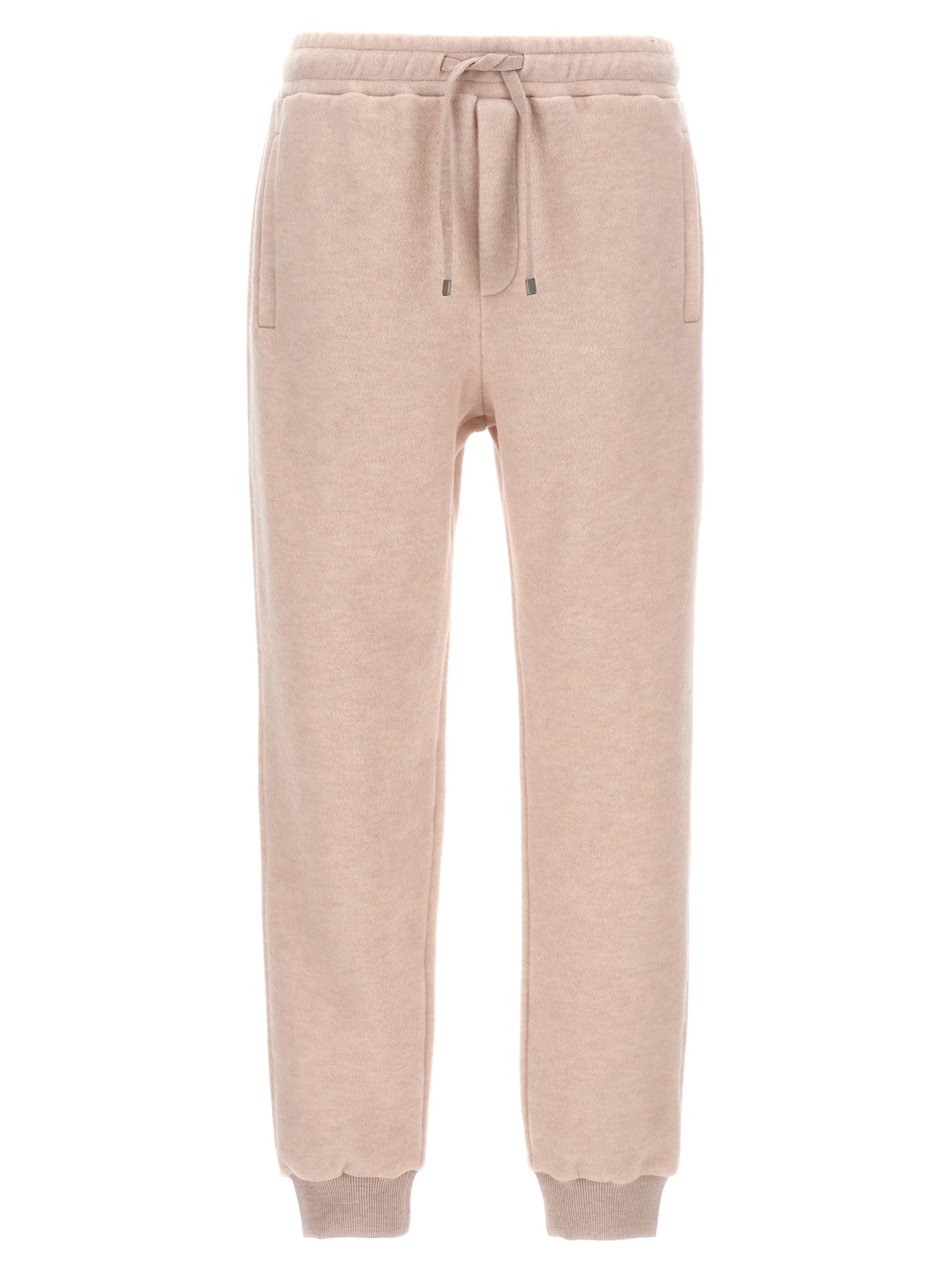 Beige Wool Joggers (Workout Pants)