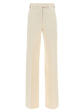 Beige Cotton Pants
