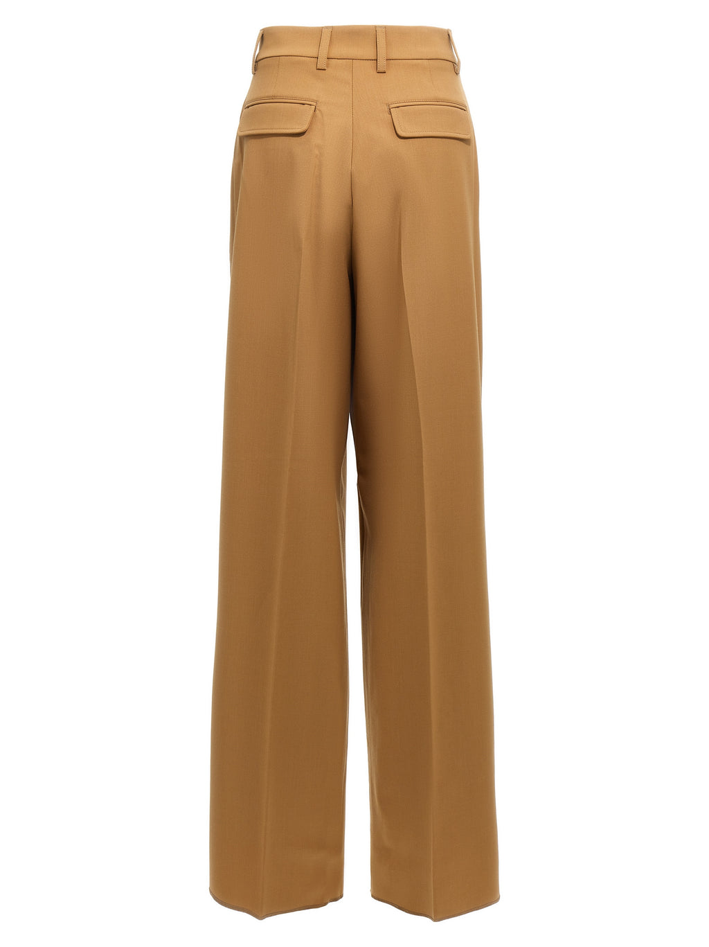 Brown Polyester Pants