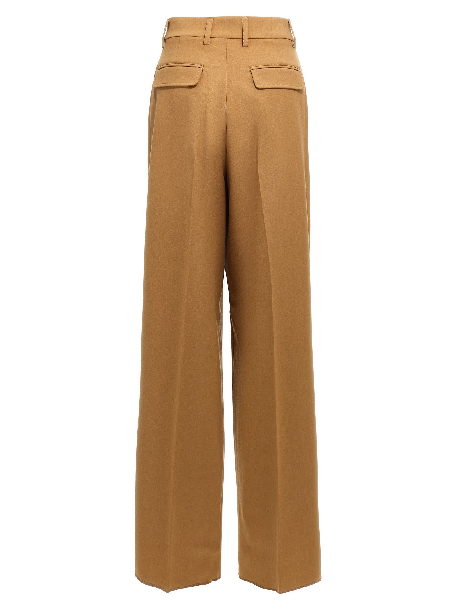 Brown Polyester Pants