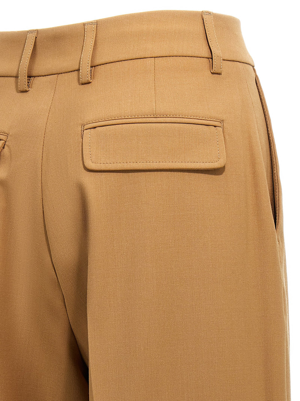 Brown Polyester Pants