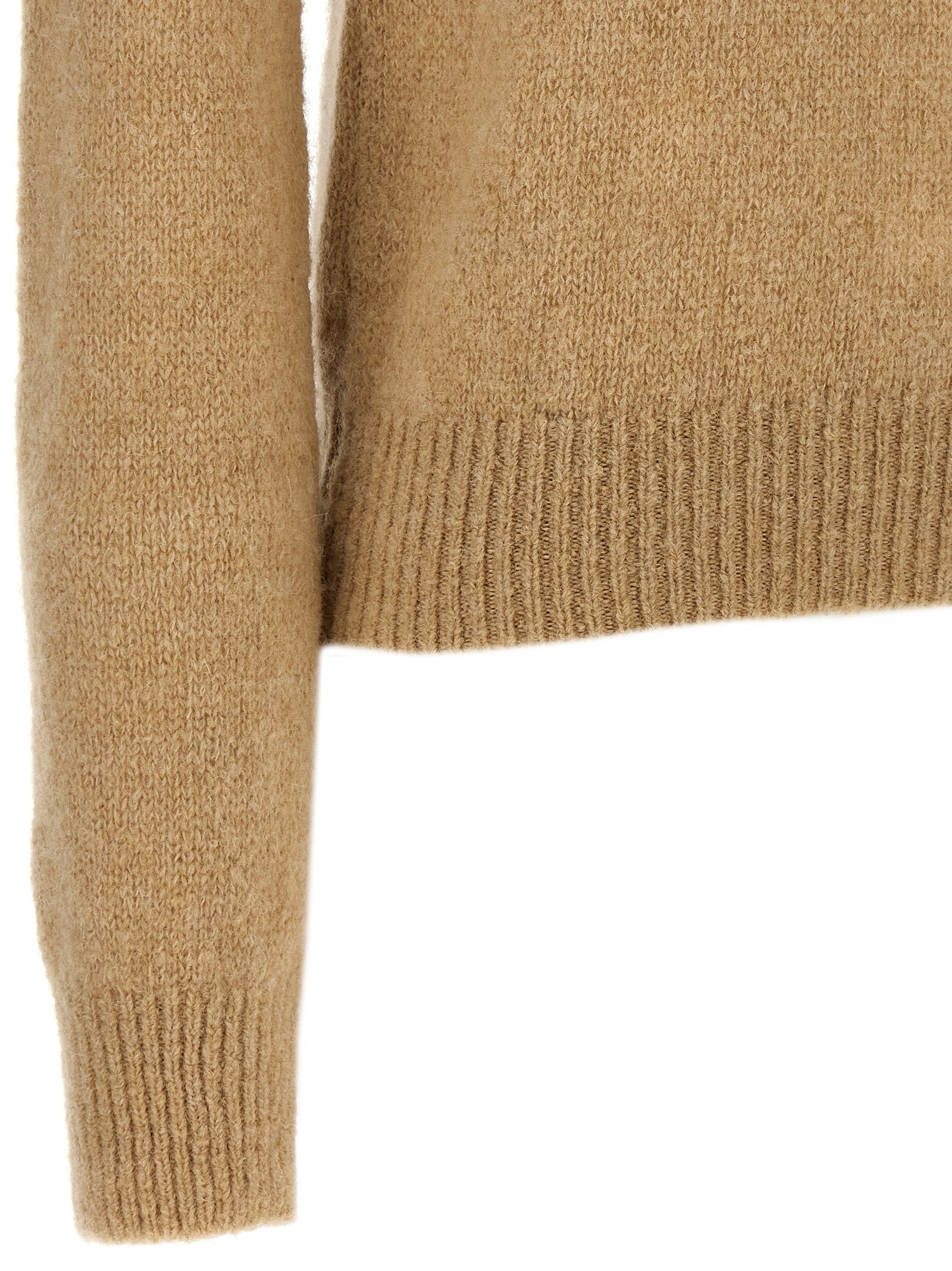 Beige Wool Cardigan