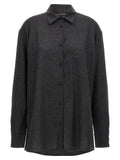 Gray Wool Blouse