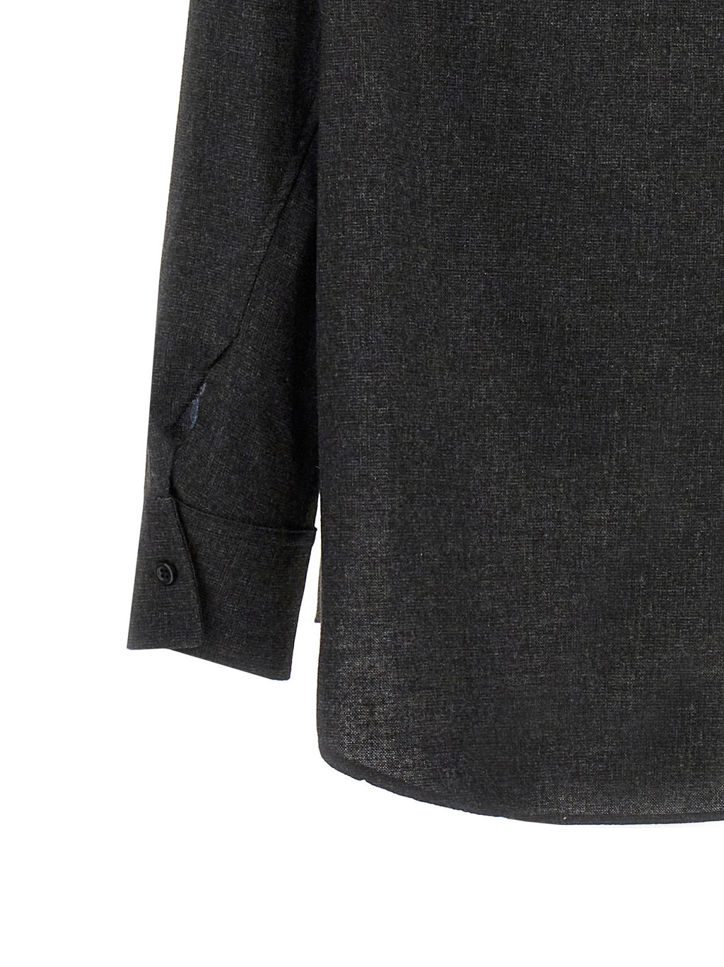 Gray Wool Blouse