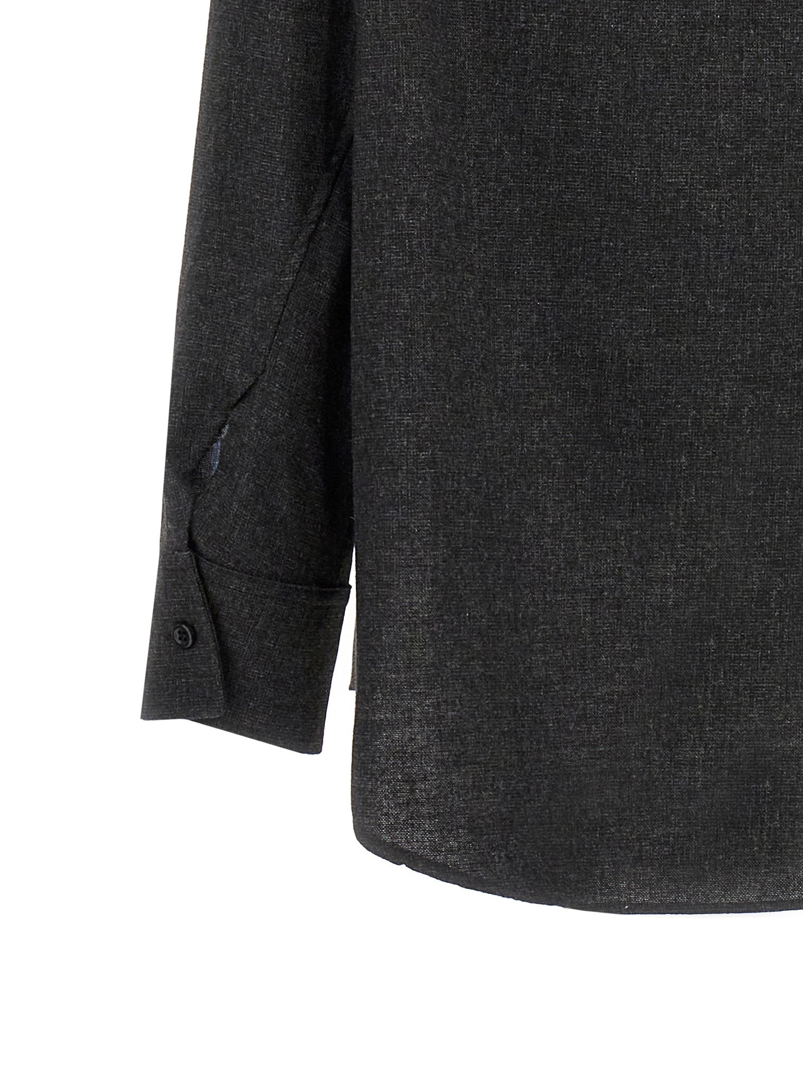 Gray Wool Blouse
