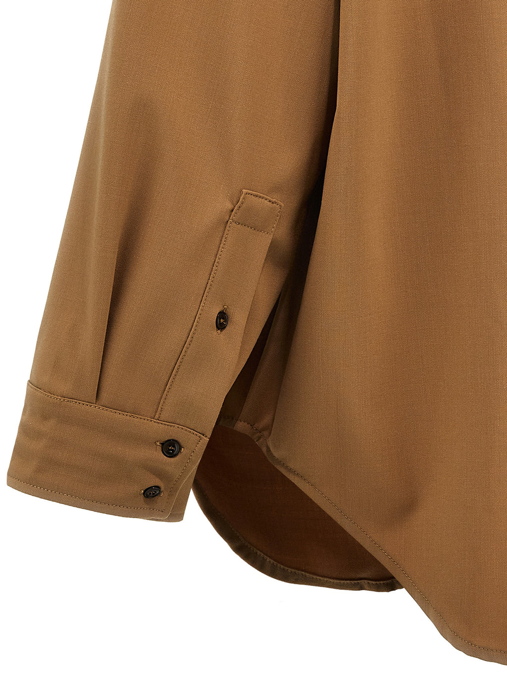 Brown Polyester Blouse