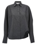 Gray Wool Blouse