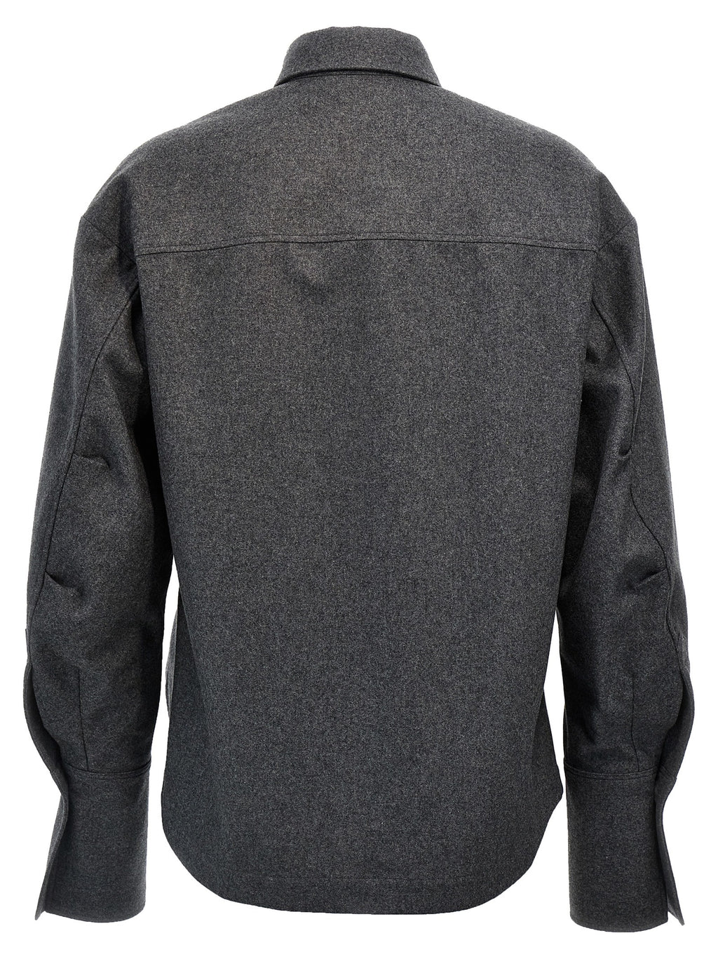 Gray Wool Blouse