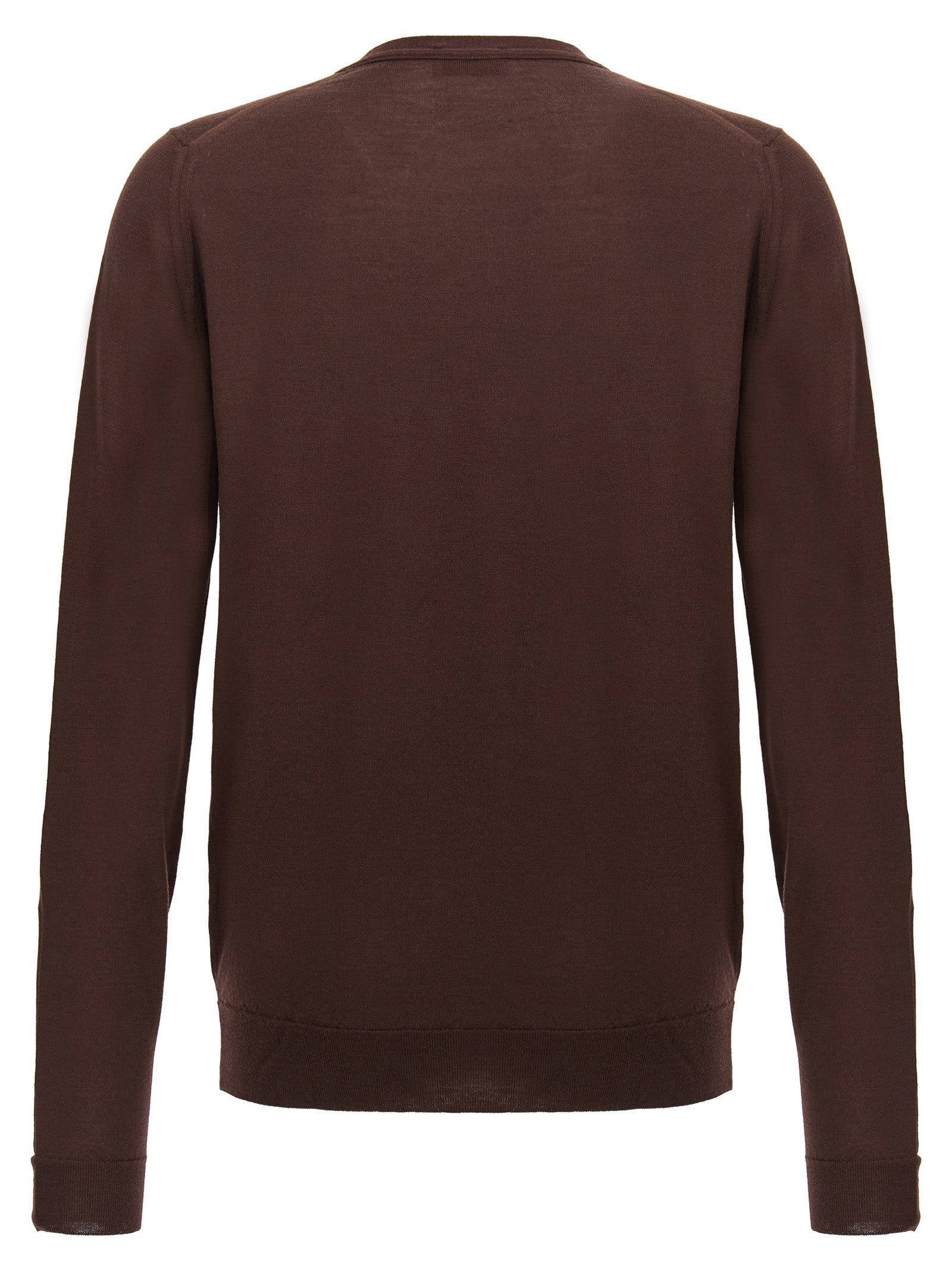 Brown Wool Cardigan