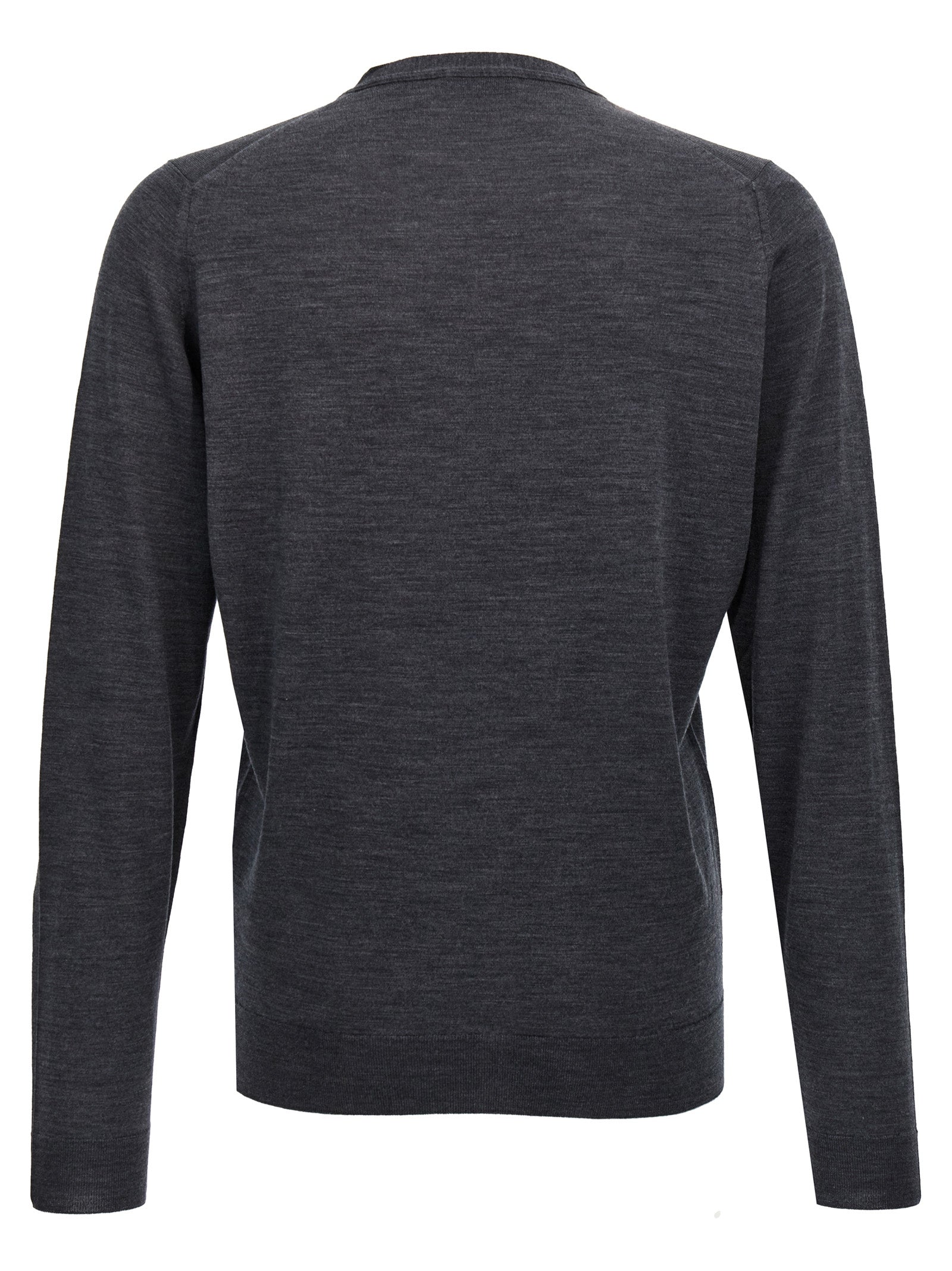 Gray Wool Cardigan