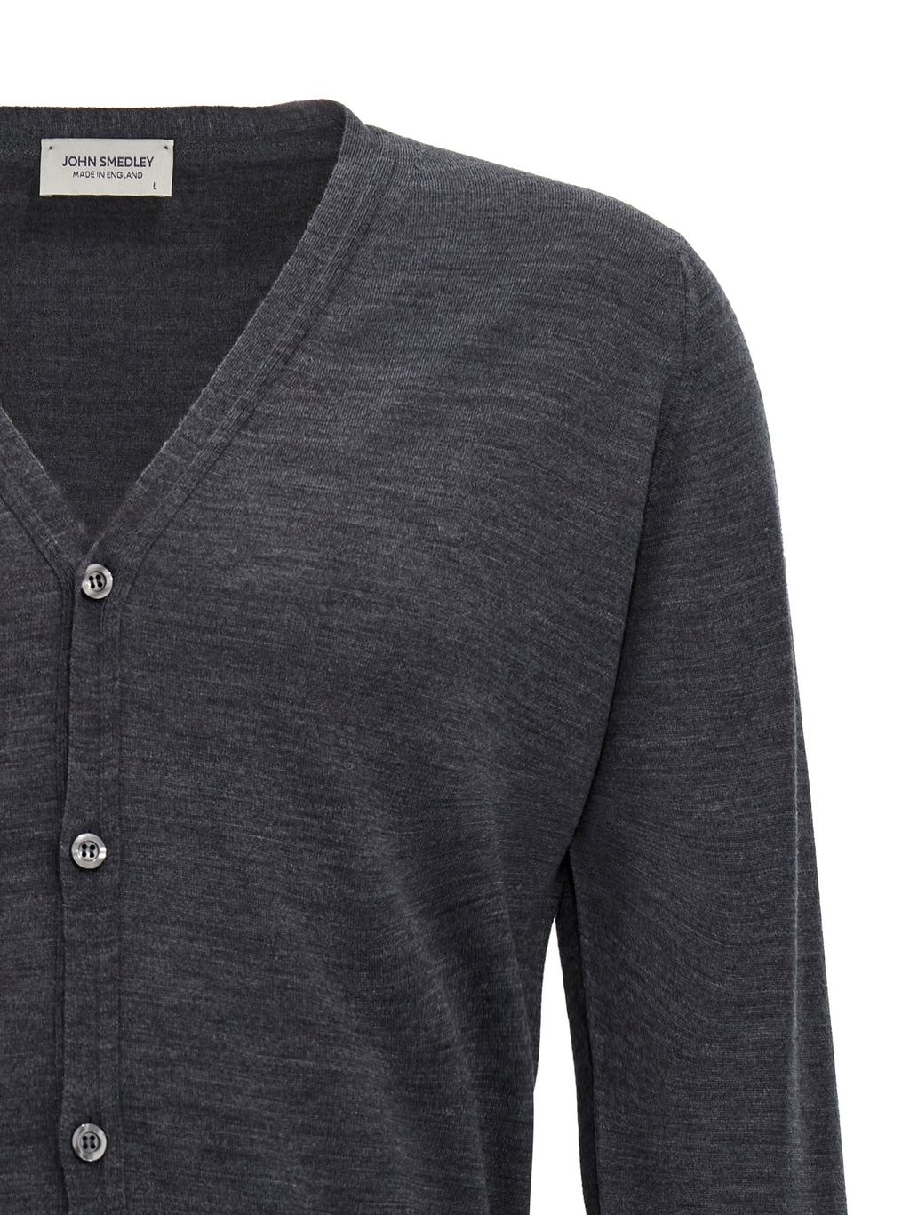 Gray Wool Cardigan