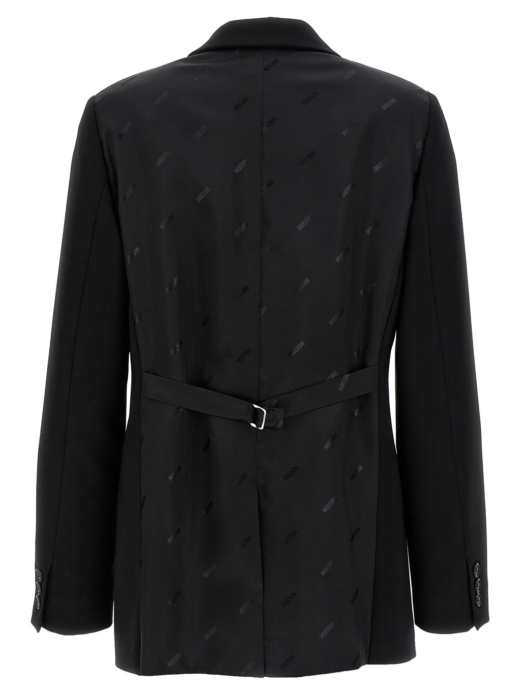Black Polyester Blazer