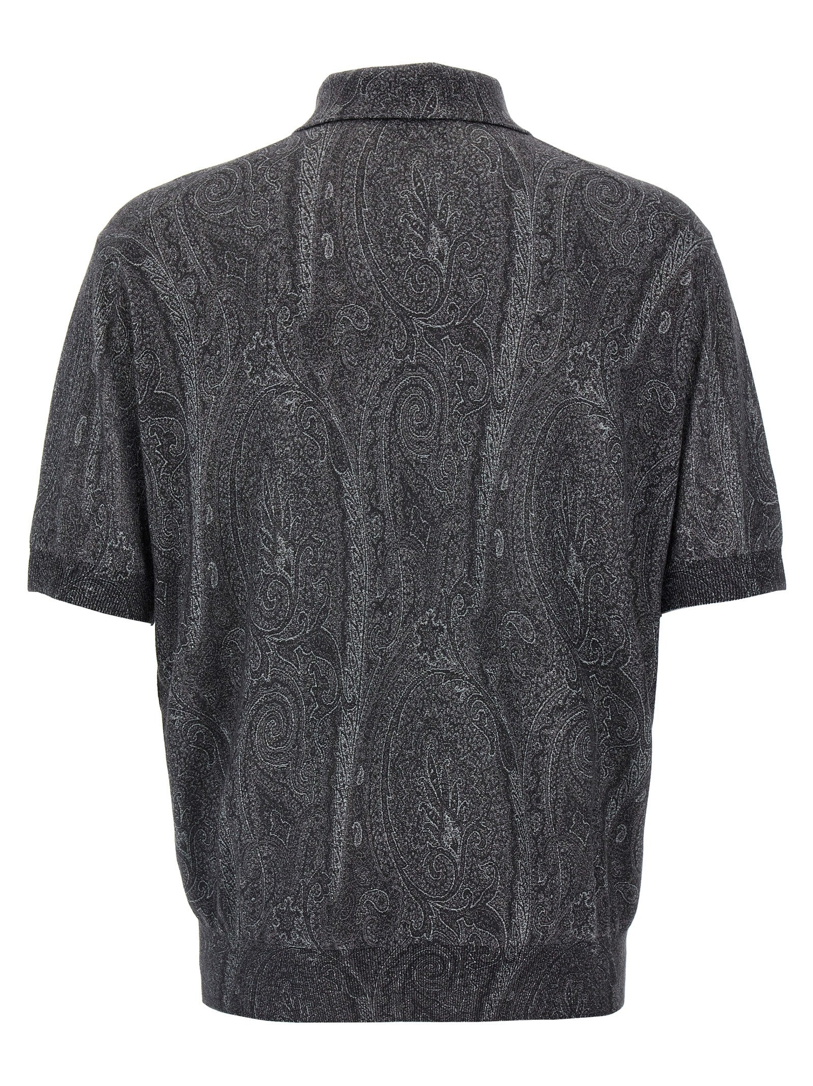Multicolor Silk Polo Shirt