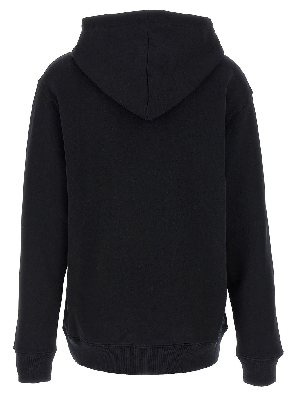 Black Cotton Hoodie