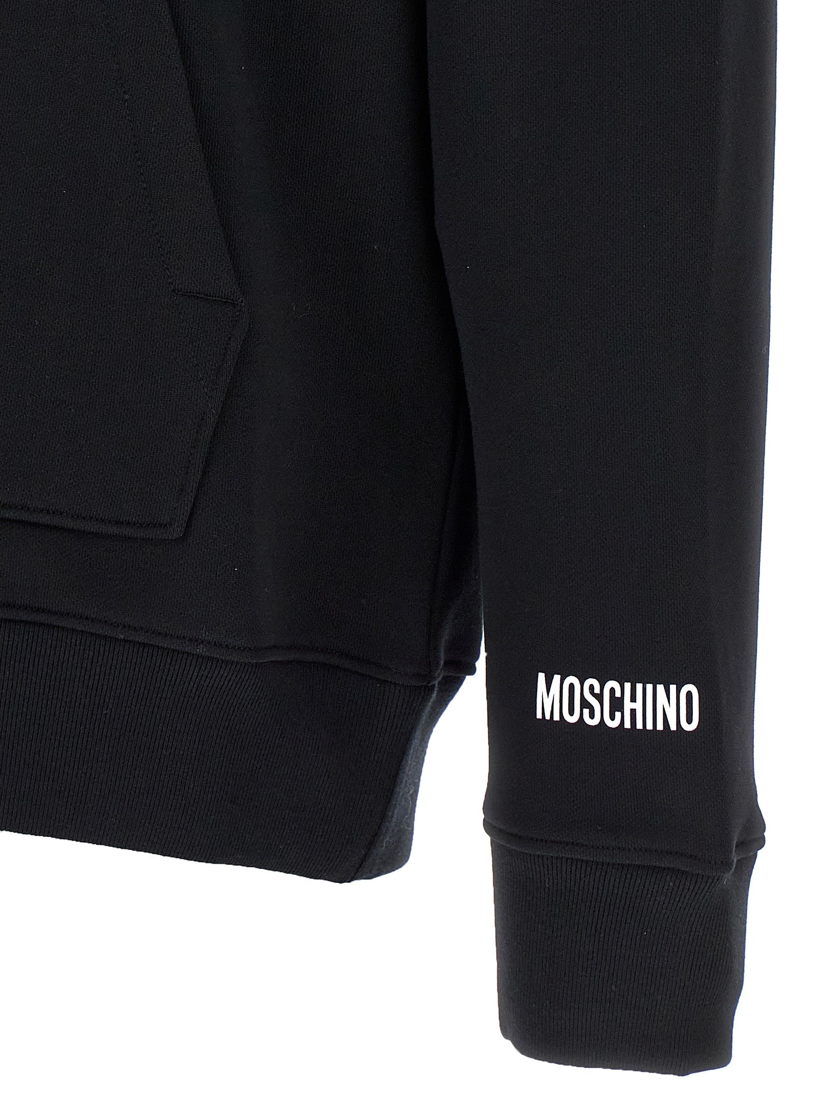 Black Cotton Hoodie
