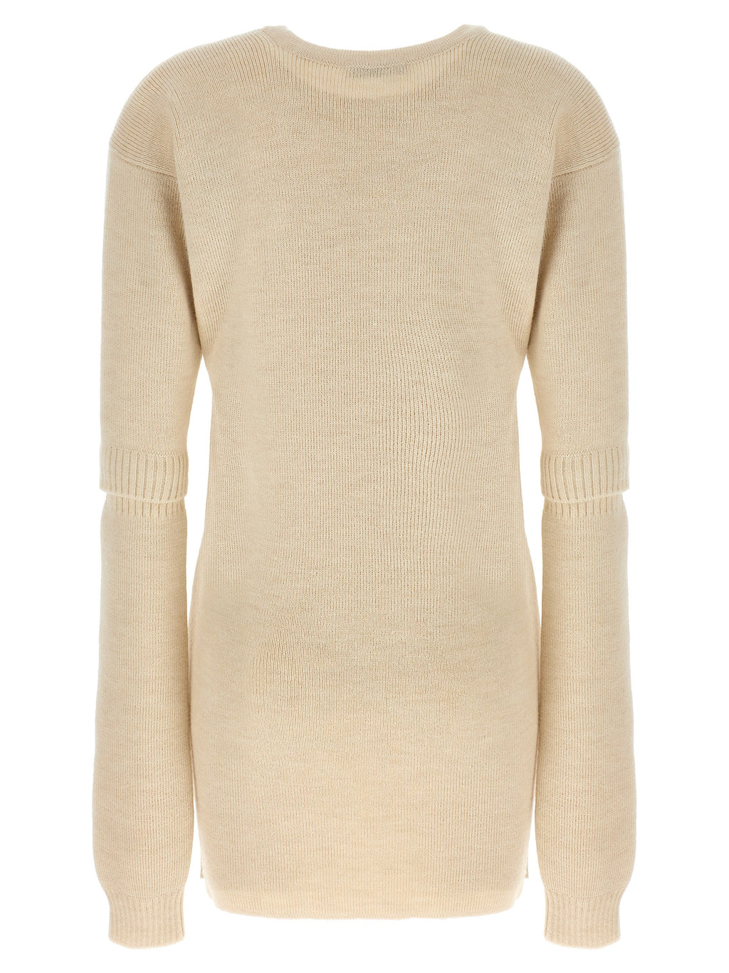 White Acetate Short Dress