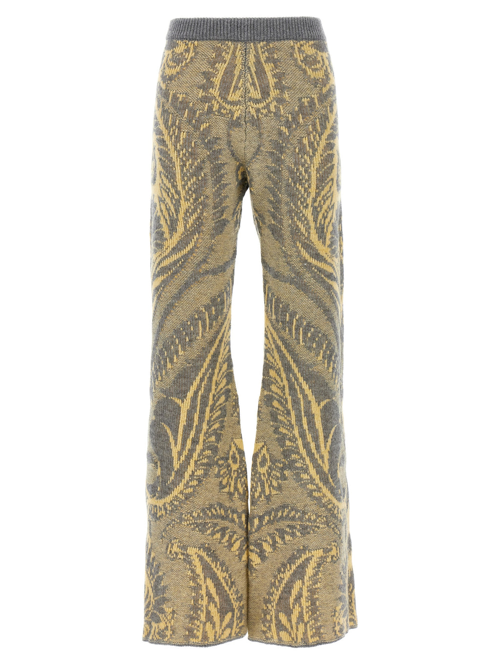 Multicolor Wool Flared Pants