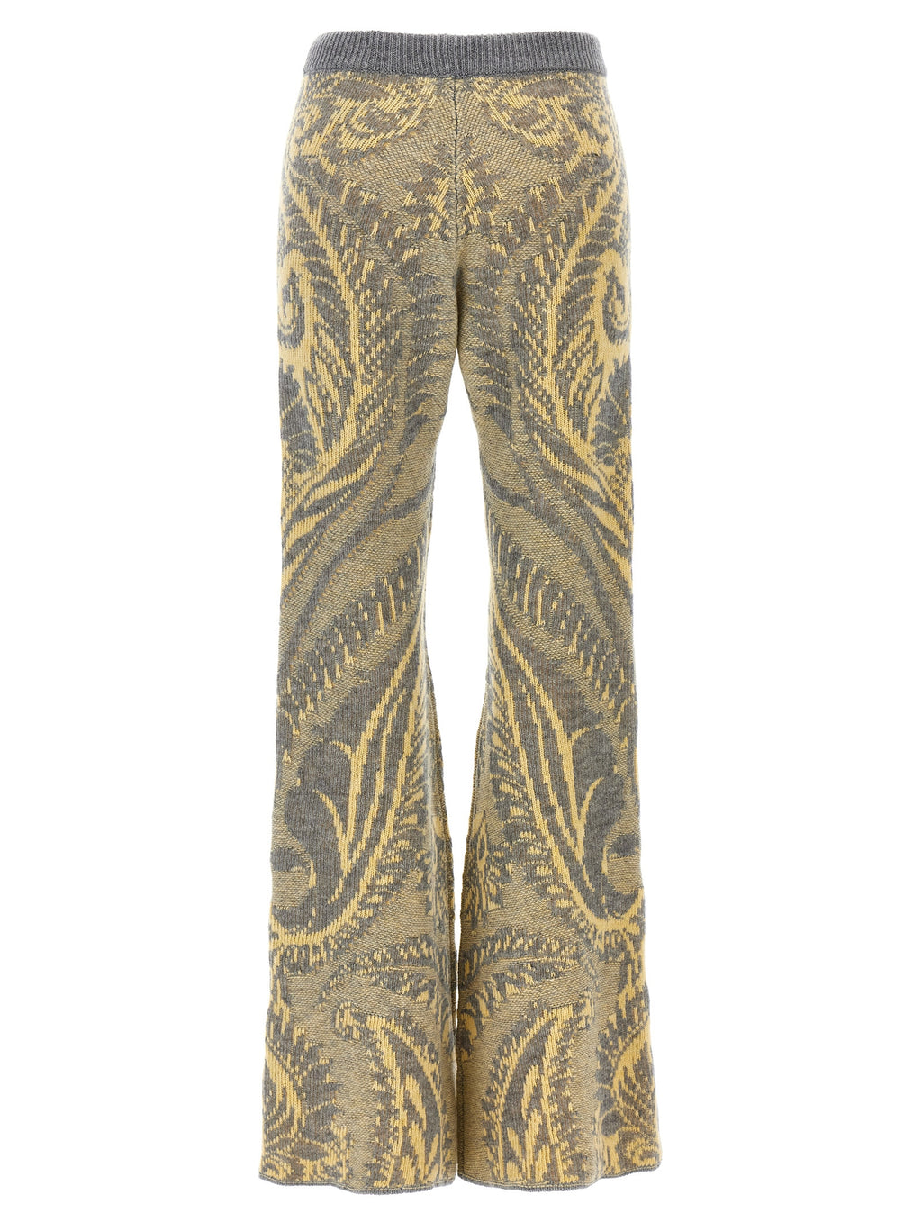 Multicolor Wool Flared Pants