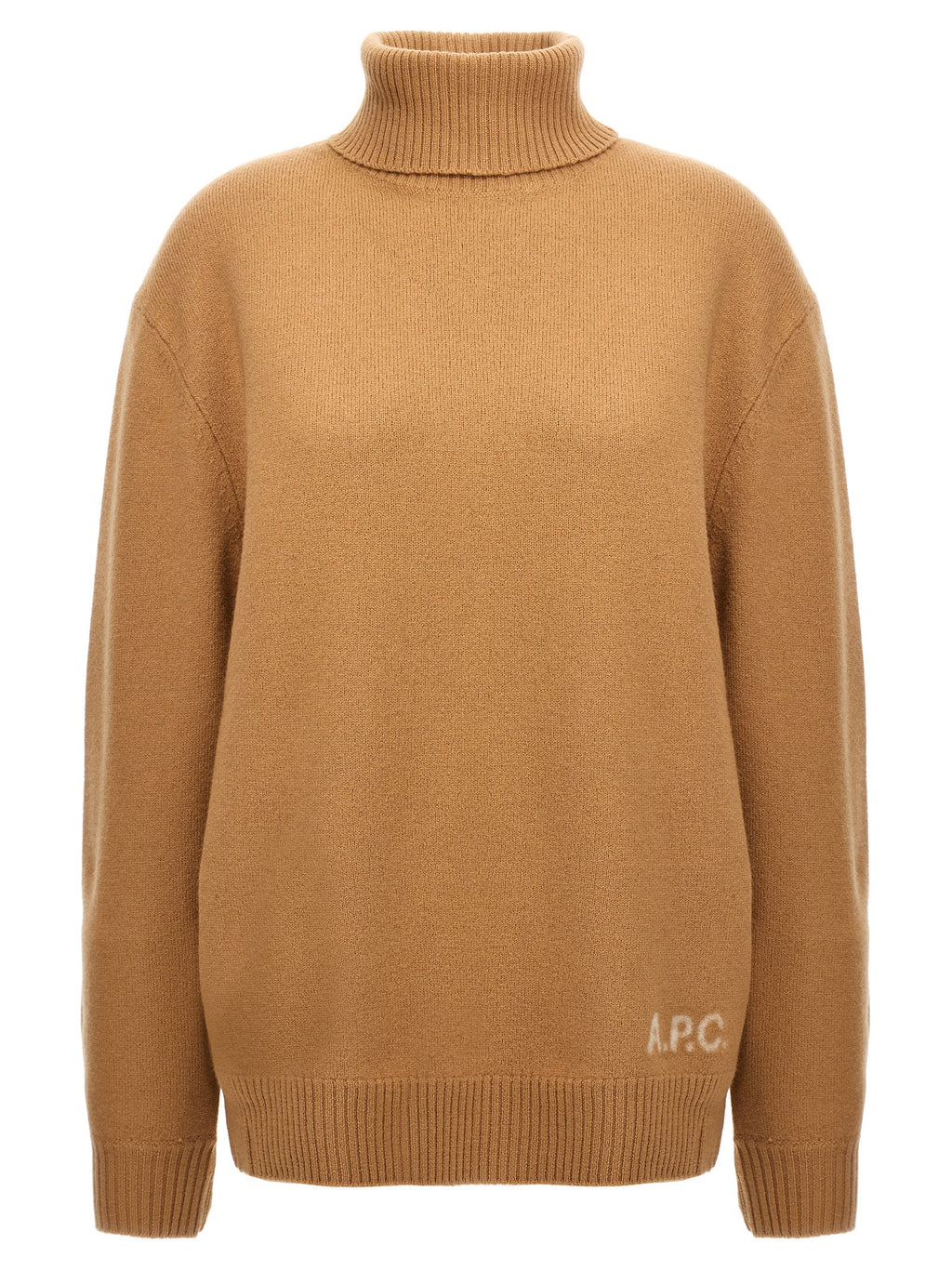 Beige Virgin Wool Cardigan