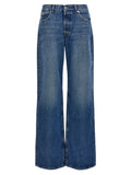 Blue Cotton Jeans Denim