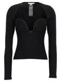 Black Viscose Tank Tops