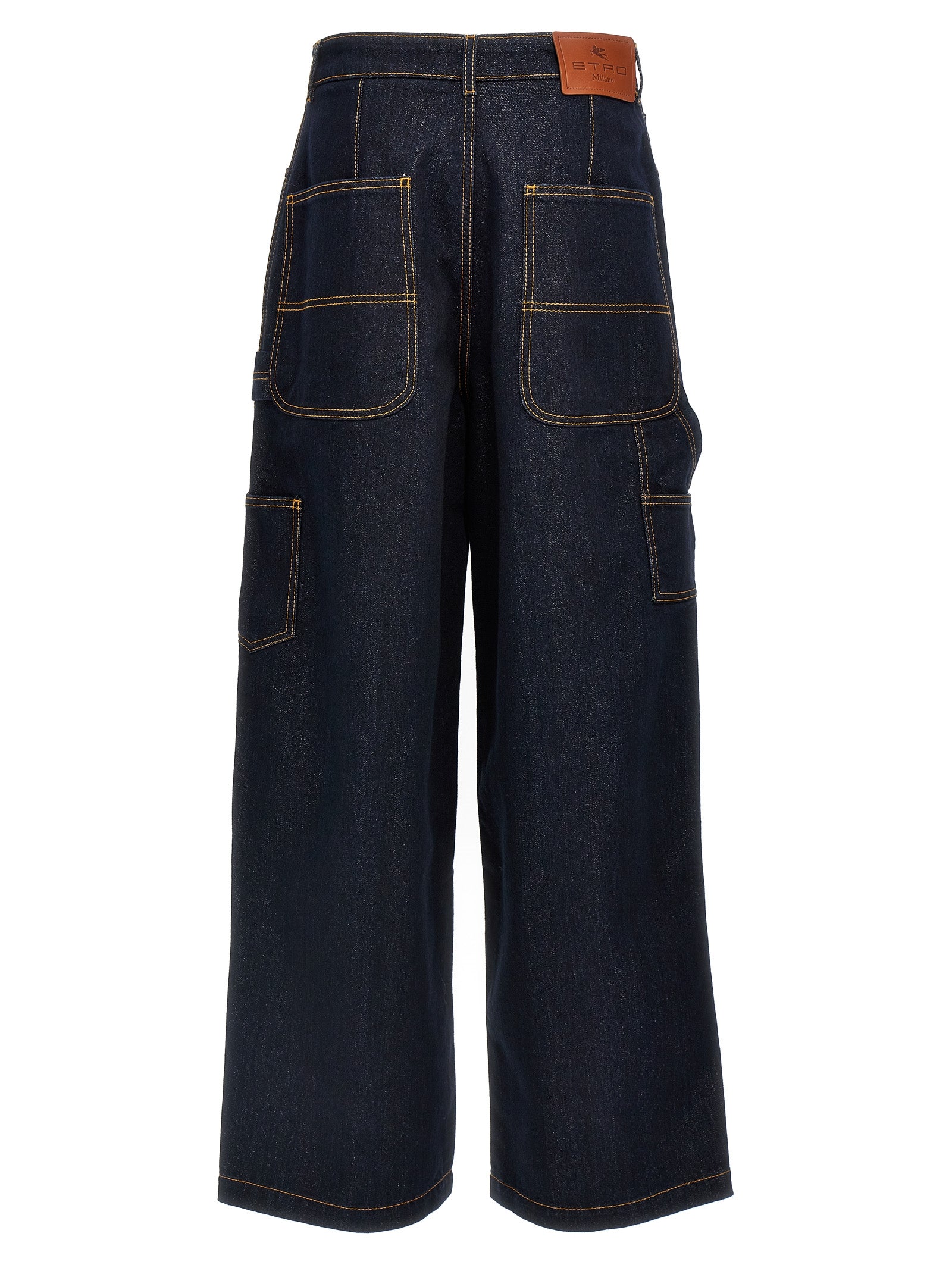 Blue Cotton Jeans Denim