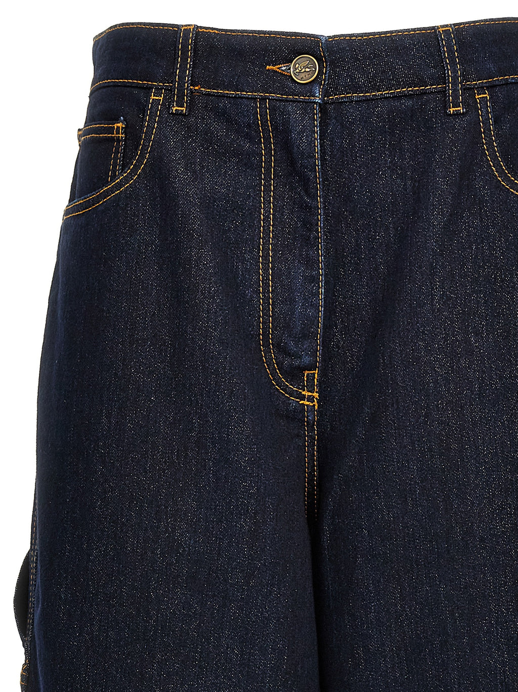 Blue Cotton Jeans Denim