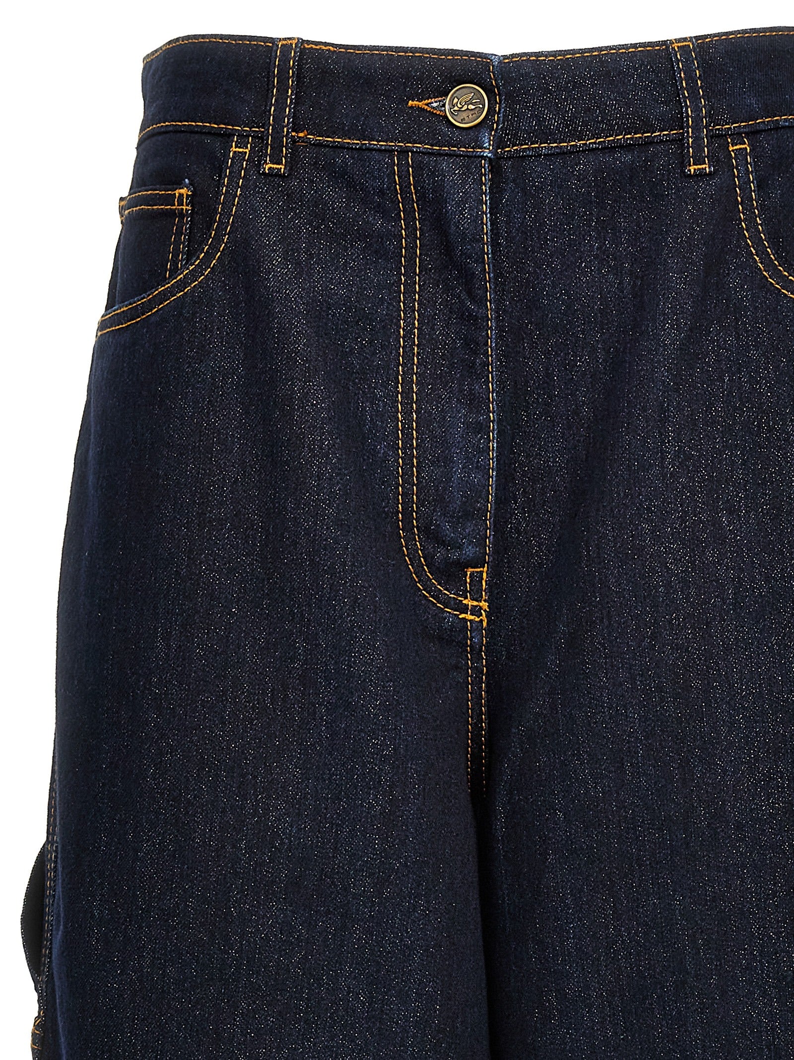 Blue Cotton Jeans Denim