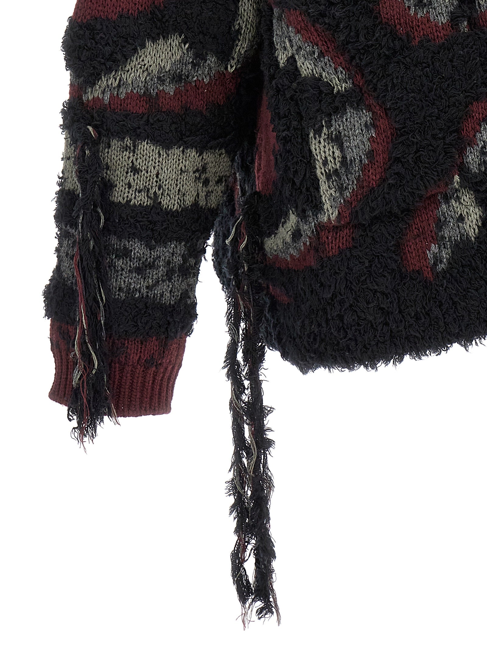 Multicolor Wool Cardigan