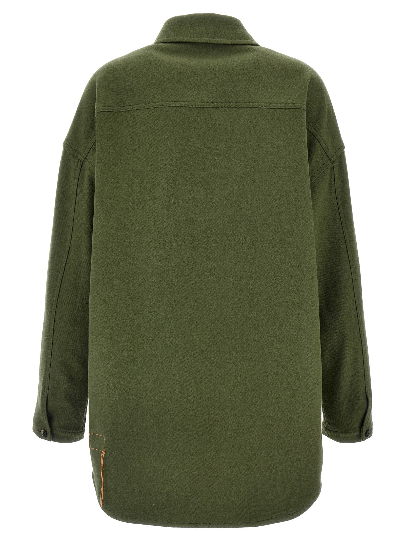 Bicolor Virgin Wool Blouse