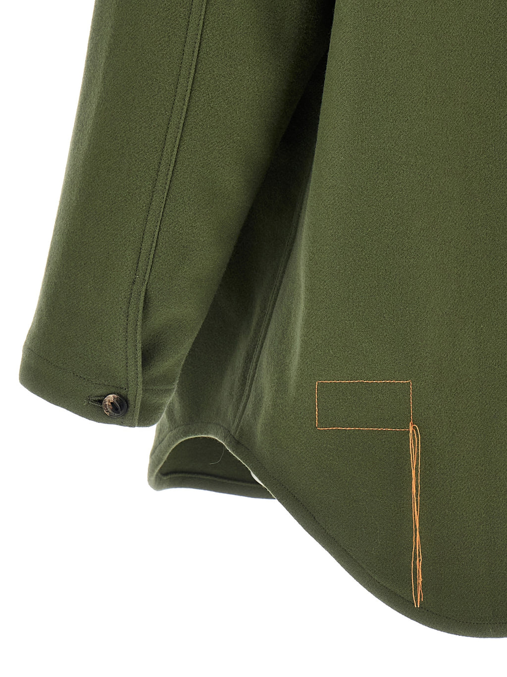 Bicolor Virgin Wool Blouse