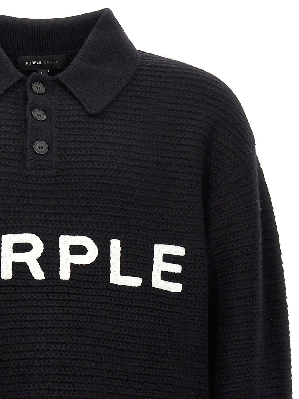 Black Wool Cardigan