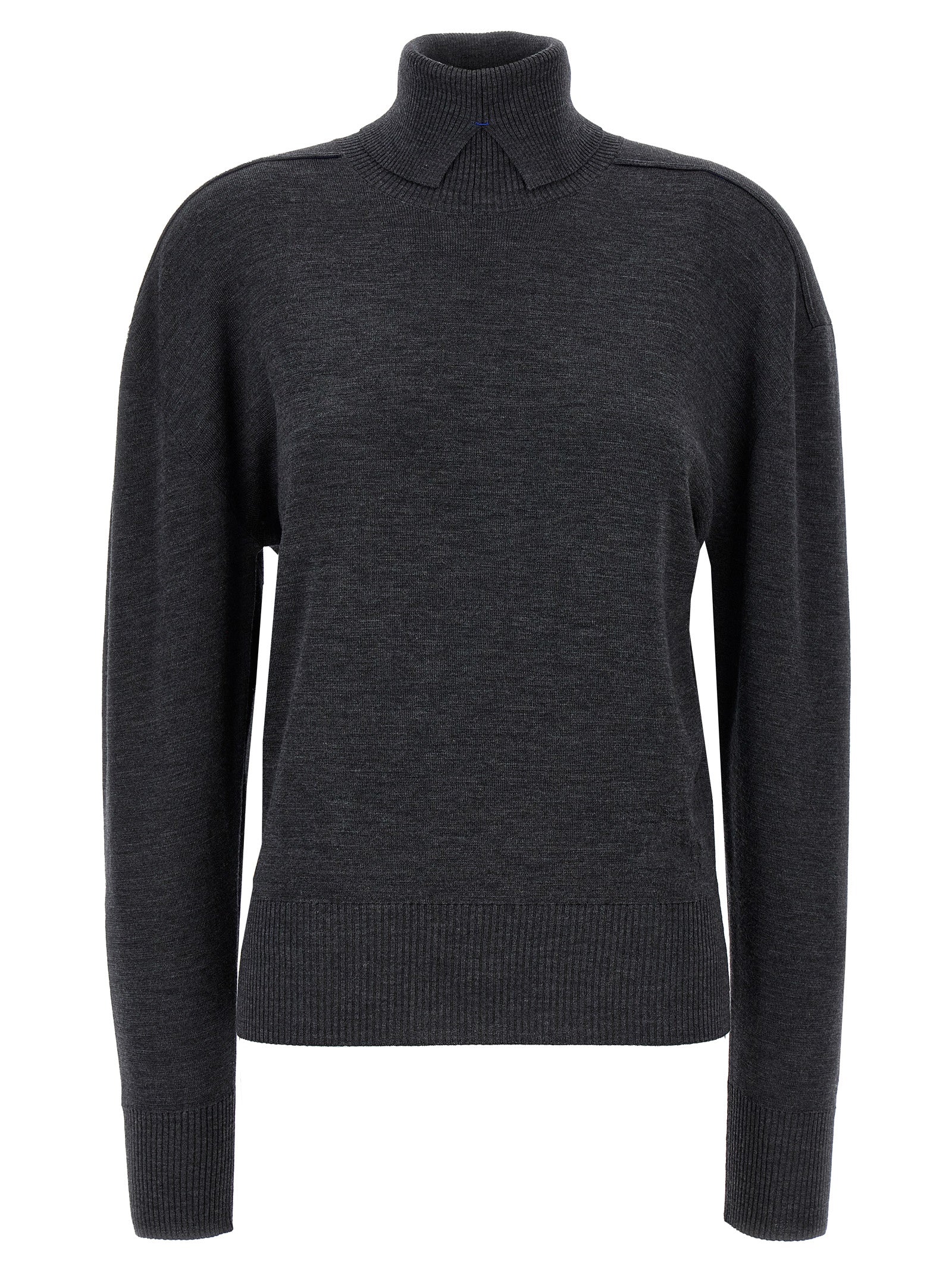 Gray Wool Cardigan