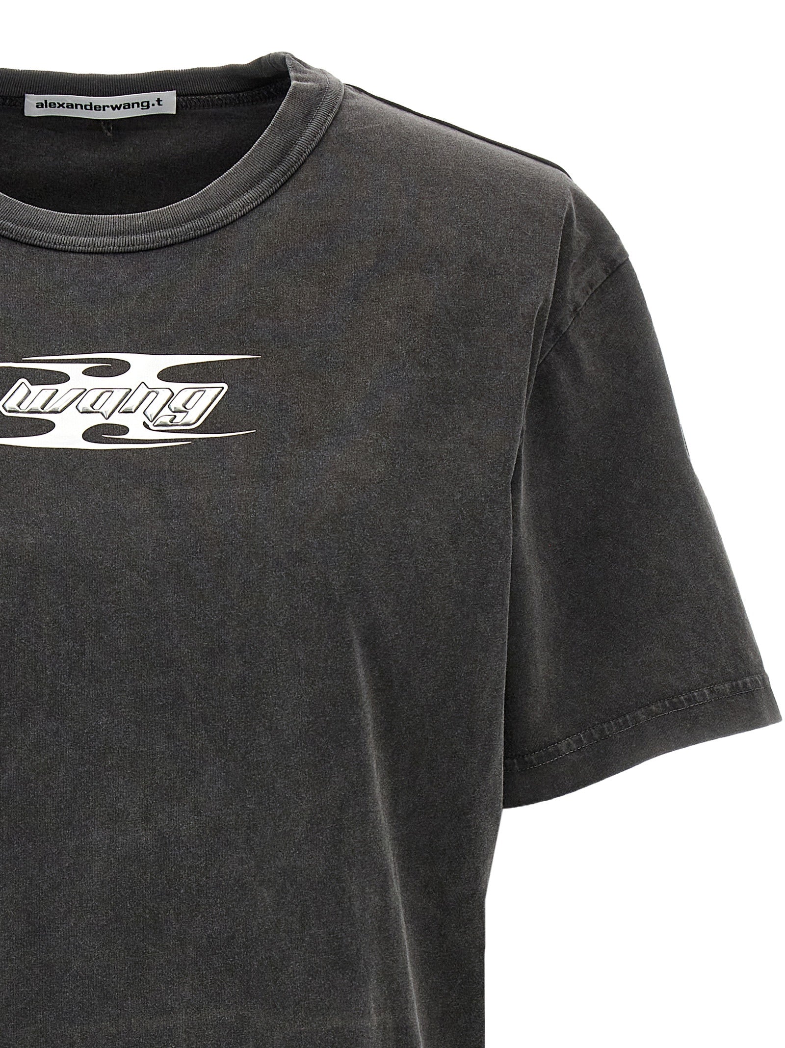 Gray Cotton T-Shirt