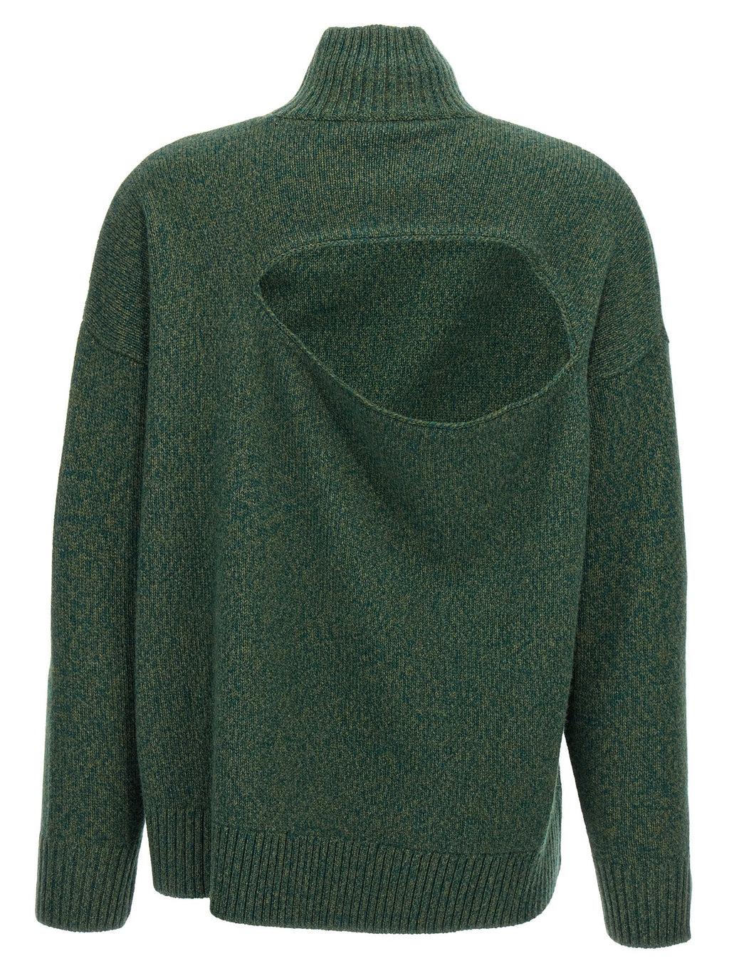 Bicolor Wool Cardigan