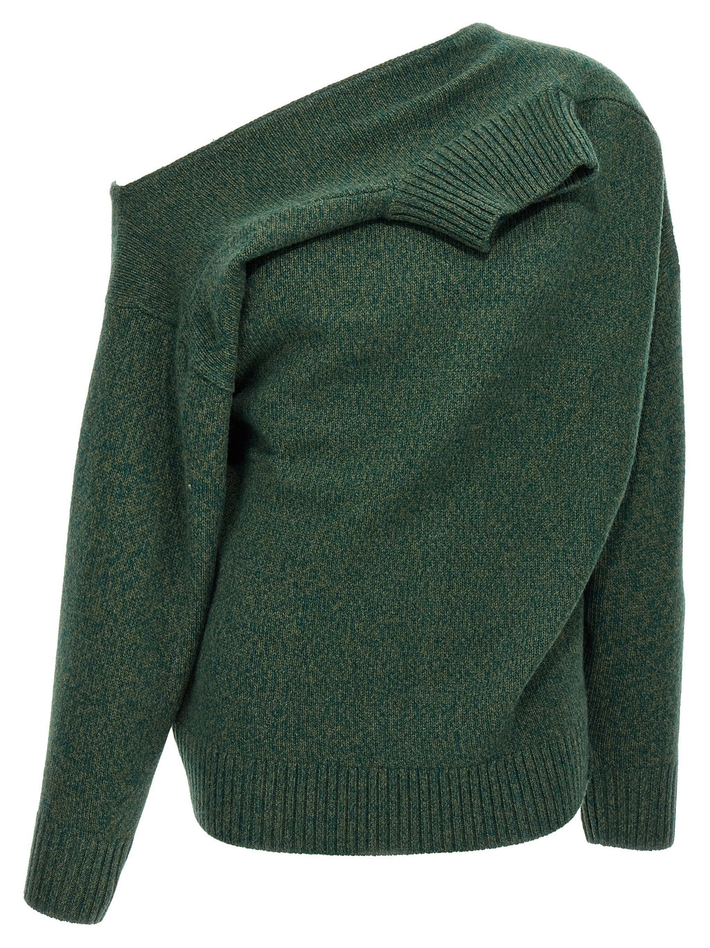 Bicolor Wool Cardigan