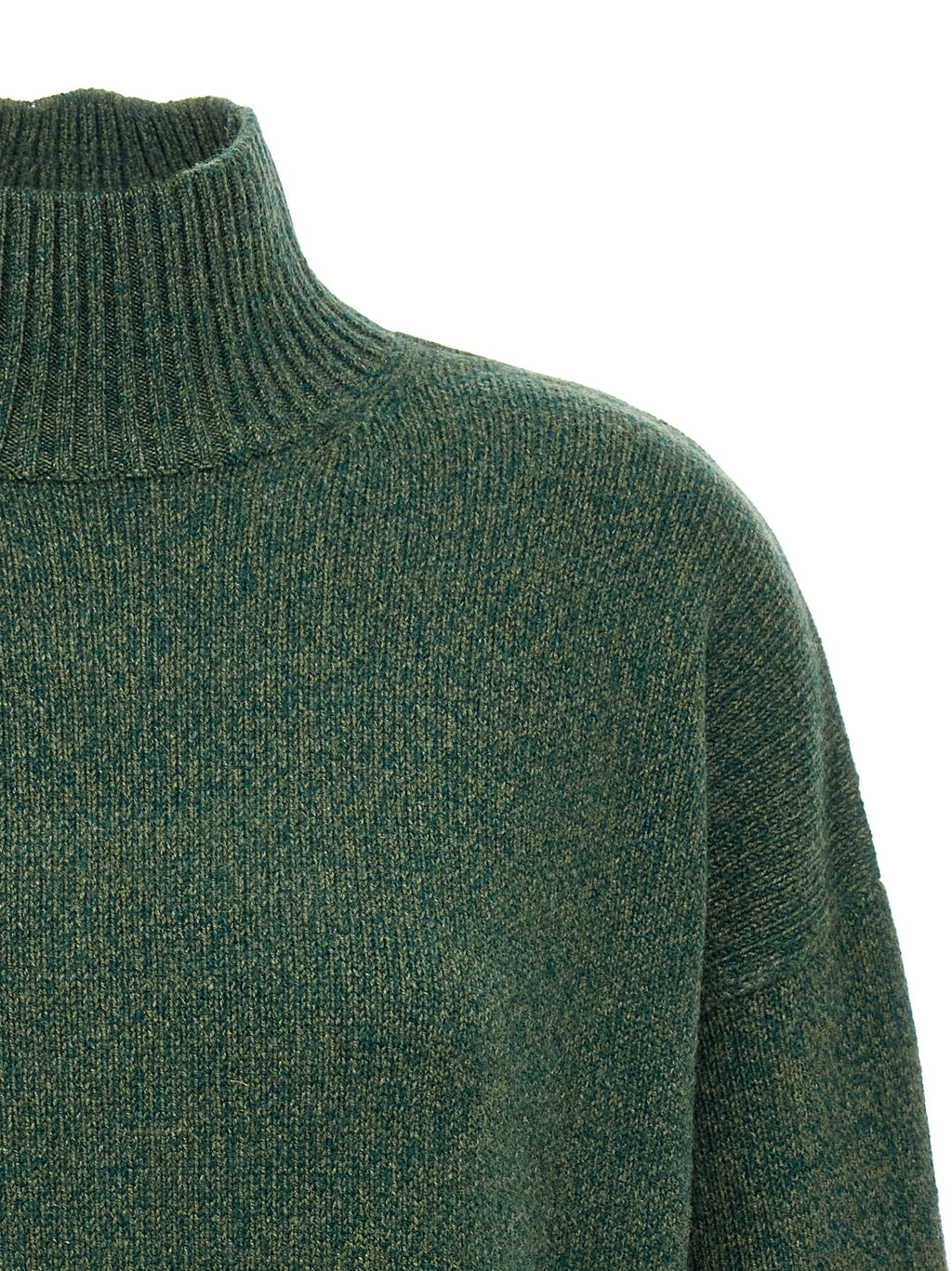 Bicolor Wool Cardigan