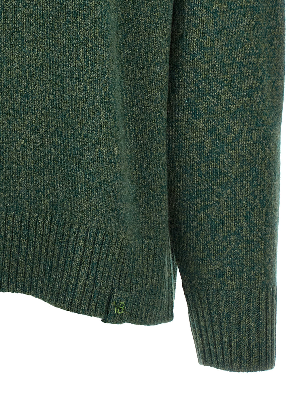 Bicolor Wool Cardigan